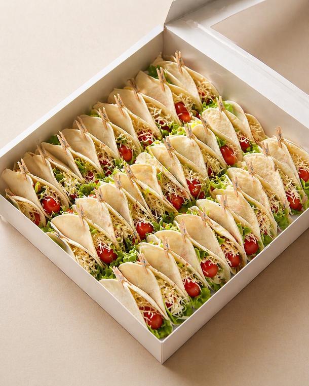 Бокс Тако " Цезарь" ассорти, 30 шт