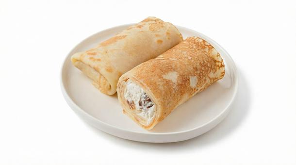 Блины с творогом и изюмом Блины с творогом и изюмом