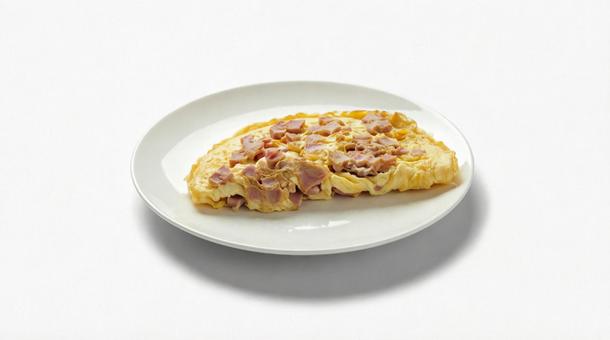 Омлет с ветчиной и сыром Омлет с ветчиной и сыром