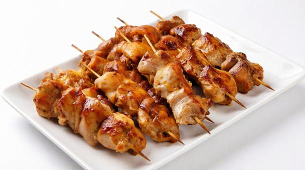 Шашлычок из куриных бедрышек