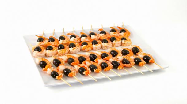 Шашлычок из креветок
