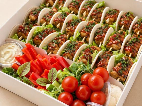 Фуршетный сет с горячими закусками на 30 персон в Томске